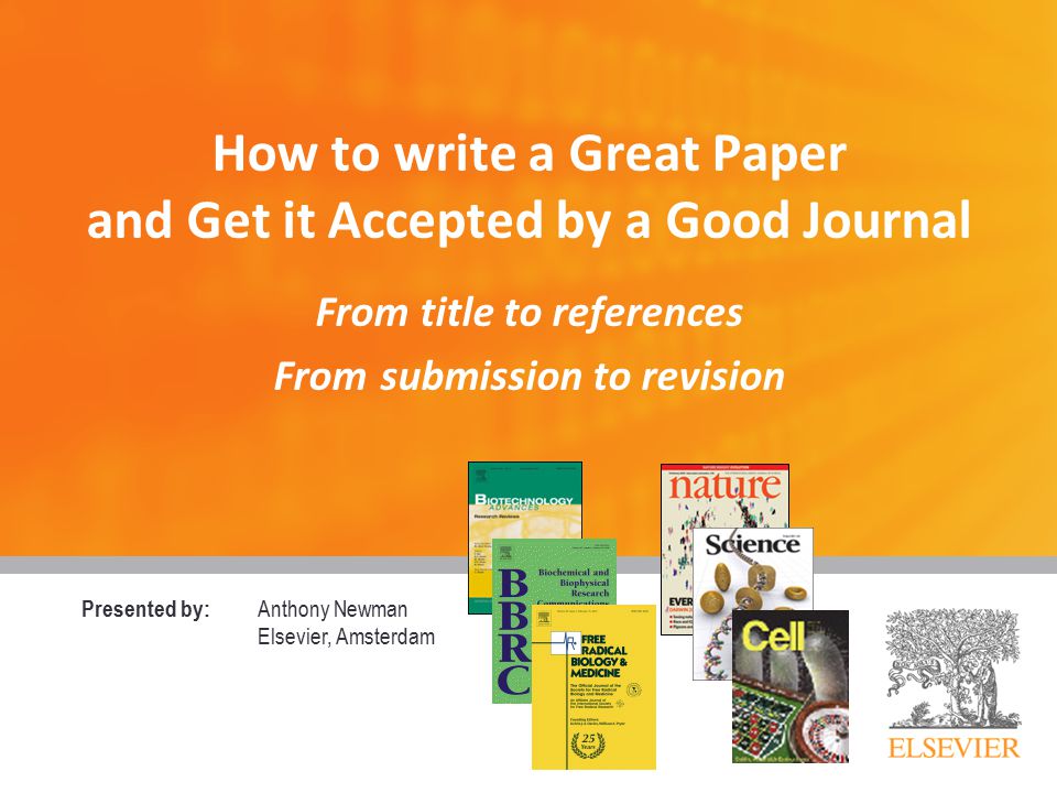 How to publish a Research Paper